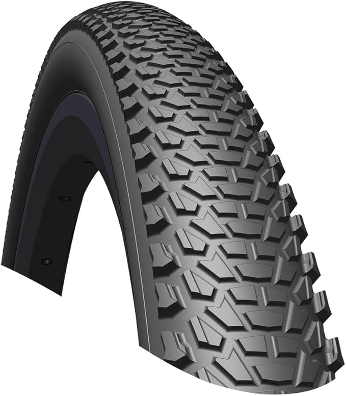 mitas 中性 - 成人 classic 22 自行车轮胎,黑色,20 x 2.10